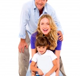 Couple with daughter