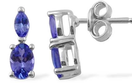 tanzanite earrings