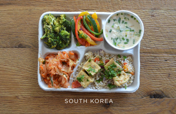 school lunches korea