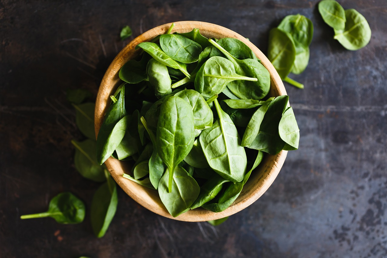 SPINACH, magnesium in food, am coffee, amcoffee, health